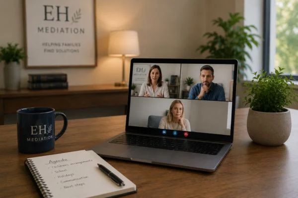 child access mediation Swindon online meeting.